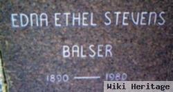 Edna Ethel Stevens Balser