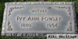 Ivy Ann Fowler