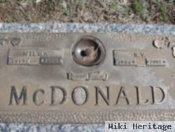 Robert "r.v." Mcdonald