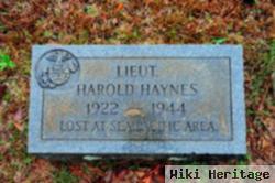 Lieut Harold Haynes