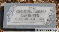 Christina "stina" Larsson Sandgren