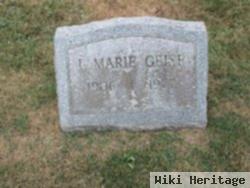 Marie L Geise