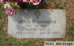 Ollie D. Simmons