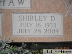 Shirley D Shaw