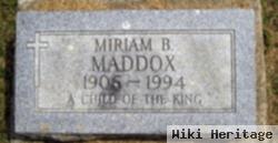 Miriam B. Harris Maddox