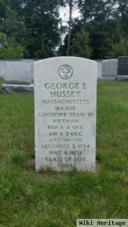 Maj George Ellery Hussey