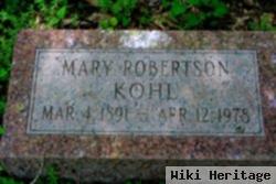 Mary Robertson Kohl