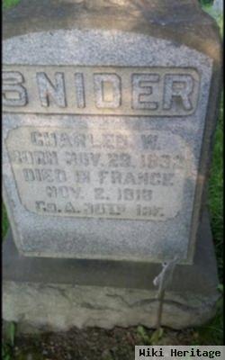 Charles W Snider