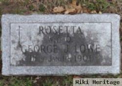 Rosetta Goggin Lowe