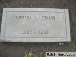 Mrs Theresa K. Geithle Leonard