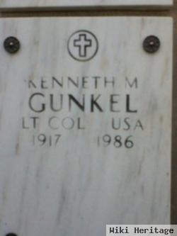 Lt Colonel Kenneth M Gunkel