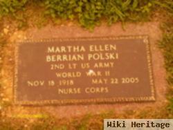 Martha Ellen Berrian Polski