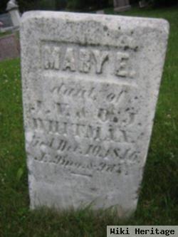 Mary E Whitman