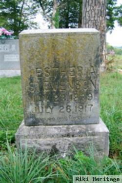 Esther Ann Turner Stevenson