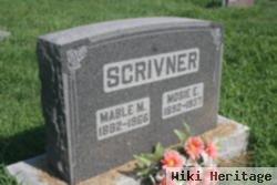 Mable M Hook Scrivner