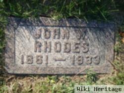 John W Rhodes