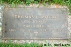 Pfc Thomas Dorsey Moore