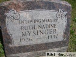 Ruth Nadine Mysinger