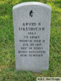 Arvid K Hassinger