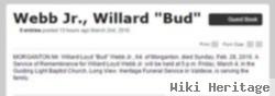 Willard Loyd "bud" Webb, Jr