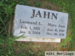 Leonard Lee Jahn