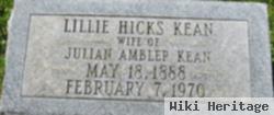 Lillie Hicks Kean