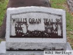 Willis Oran Teal, Sr