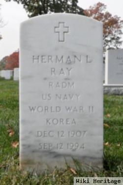 Rear Admiral Herman L Ray