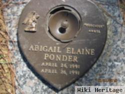 Abigail Elaine Ponder