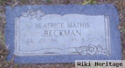 Beatrice Mathis Beckman