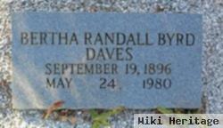 Bertha Randall Byrd Daves