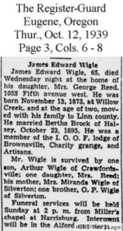 James Edward Wigle