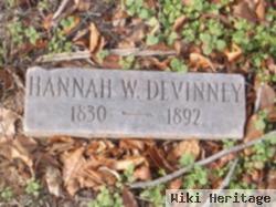 Hannah W Devinney