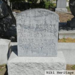 William H Benson