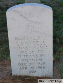 Pfc Ronald Jacob Campbell