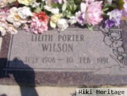 Lilith Porter Wilson
