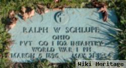 Ralph W Schlupe