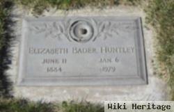 Elizabeth "lizzie" Bader Huntley