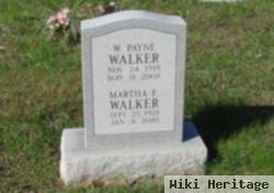 Martha E Walker