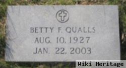 Betty F. Qualls