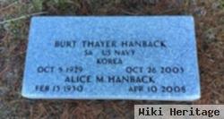 Burt Thayer Hanback