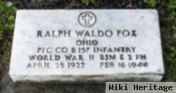 Ralph Waldo Fox