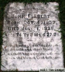 John Evander Ebert