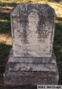 Ann Elizabeth Parker Baxley