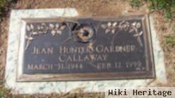 Jean Hunter Gardner Callaway