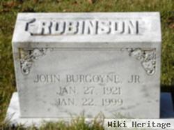 John Burgoyne Robinson, Jr