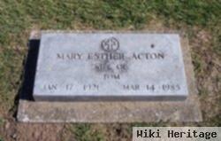 Mary Esther Acton