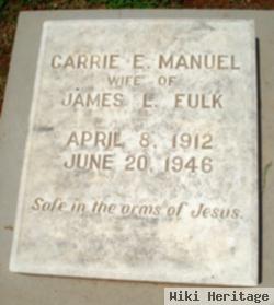 Carrie Elizabeth Manuel Fulk