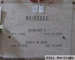 Howard E "ned" Russell