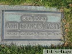 Ann Frances Hasty